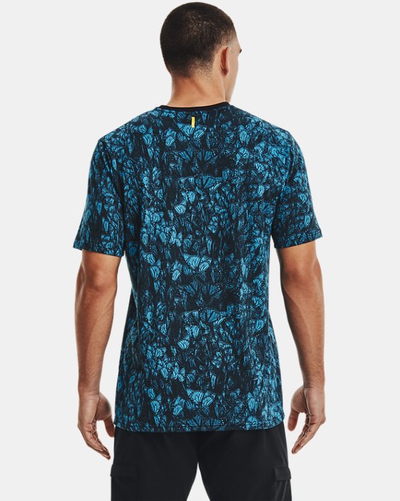 Men's Curry UNDRTD Splash T-Shirt, Blue, pdpMainDesktop image number 1